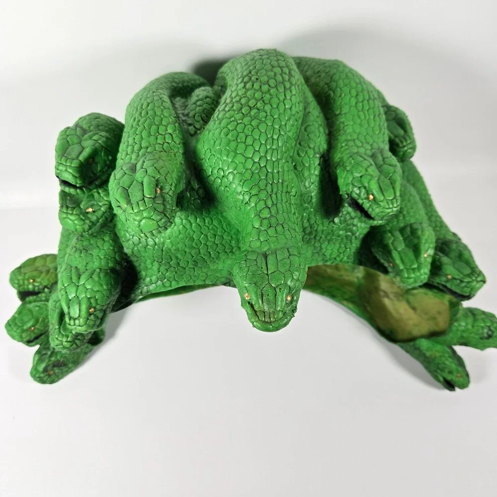 Medusa Snakes Head Cover Green Halloween Costume Rubies Mask Illusions‎